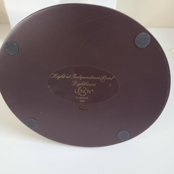 Lenox Light At Independence Point Lighthouse Porcelain Sculpture Figure w/ Box - Picture 14 of 16